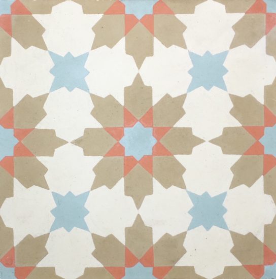 Autumn Encaustic Tile image