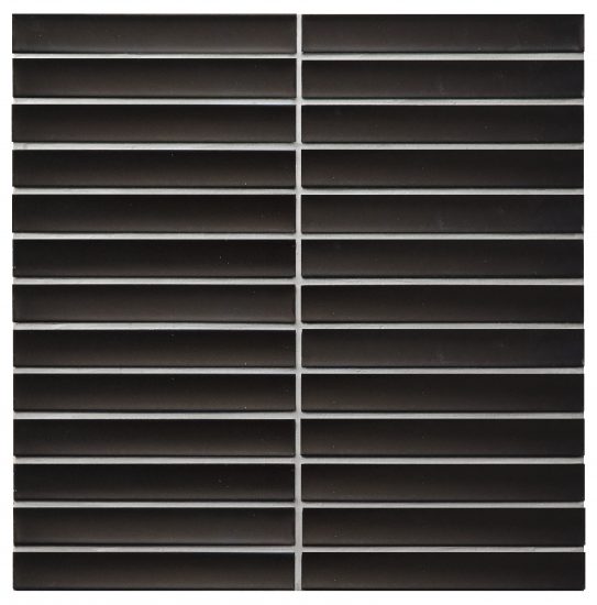 Raku Black Matt Finger Mosaic image