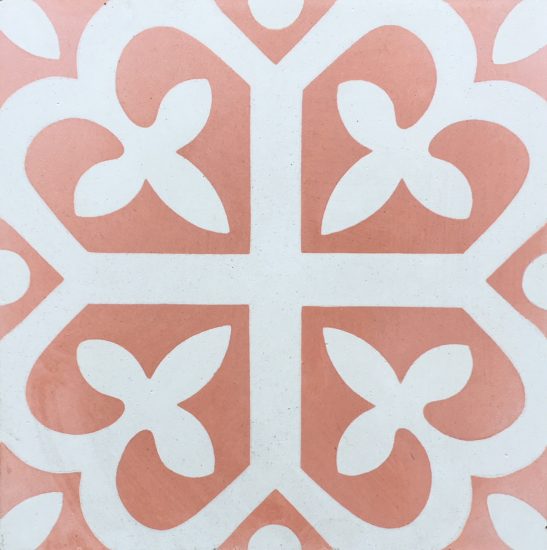 Athens Pink Encaustic Tile image