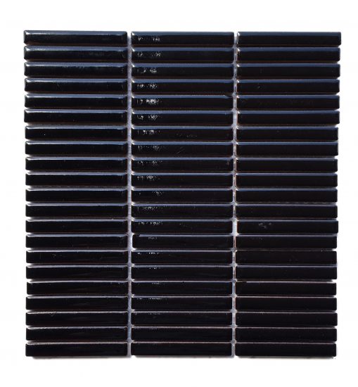 Vintage Black Gloss Finger Mosaic image