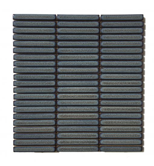 Vintage Dark Grey Gloss Finger Mosaic image