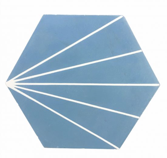 Pikralida Blue Hexagon Encaustic Tile image
