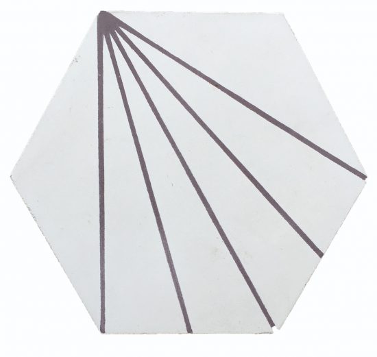 Pikralida Lavender Hexagon Encaustic Tile image