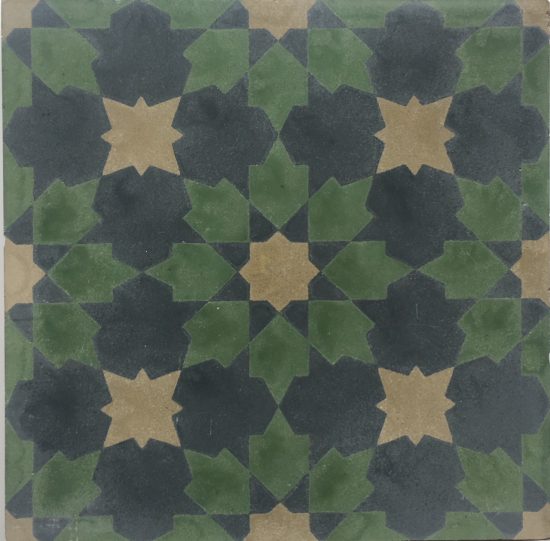 Forest Green Encaustic Tile image