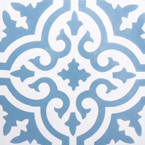 Amity Blue Encaustic Tile image