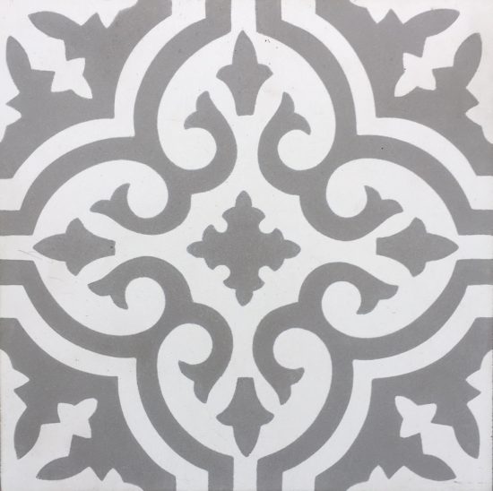 Amity Grey Mini Encaustic Tile image