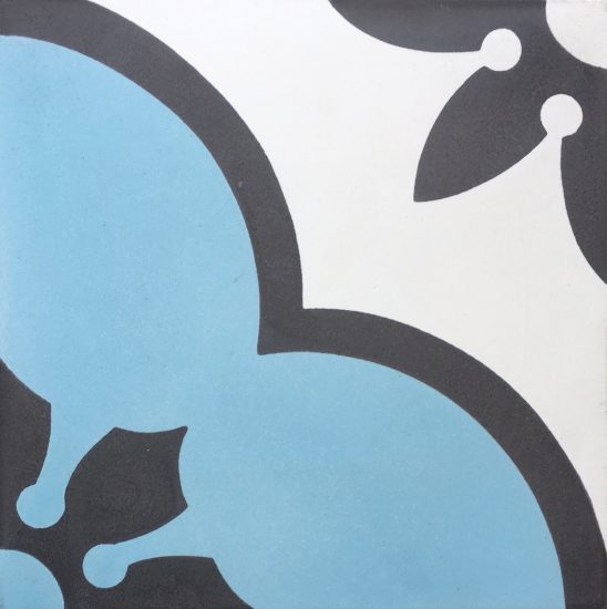 Corfu Blue Encaustic Tile 18.24 m2 available $40/m2 image