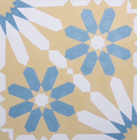 Sunflower Encaustic Tile image