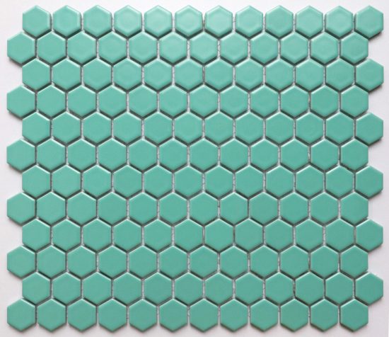 Seafoam Small Matt Hexagon Mosaic 23.4 m2 available $50/m2 image
