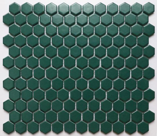 Moss Small Matt Hexagon Mosaic image