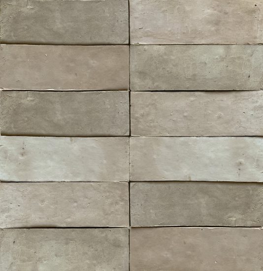 Zellige Raw Terracotta Moroccan Subway image