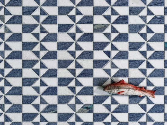 Sibella Court Tradewinds Mariner Azul Macaubas and Thassos Mosaic image