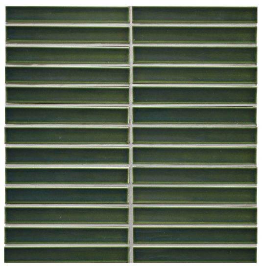 Raku Basil Gloss Finger Mosaic image