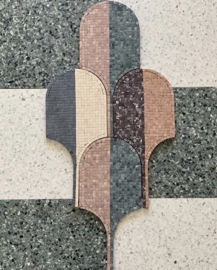 Pompeii Tumbled Marble Mosaic image