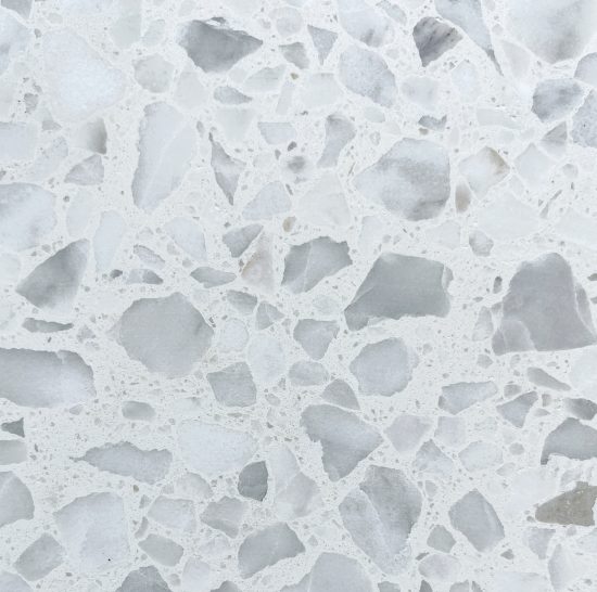 White Italian Terrazzo Tile image