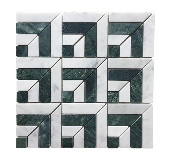 Ponti Indian Green Marble Mosaic image