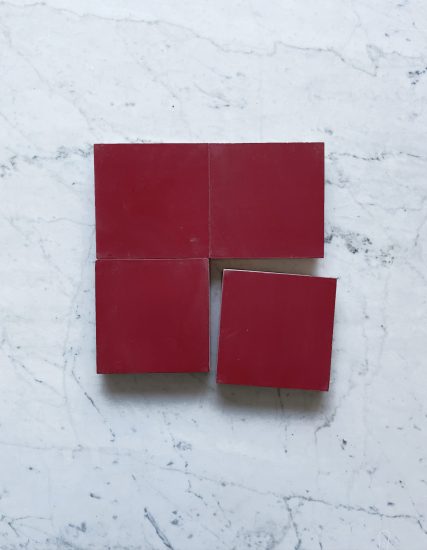 Scarlet Encaustic Tile image