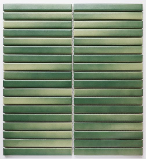 Ombre Green Matt Finger Mosaic image