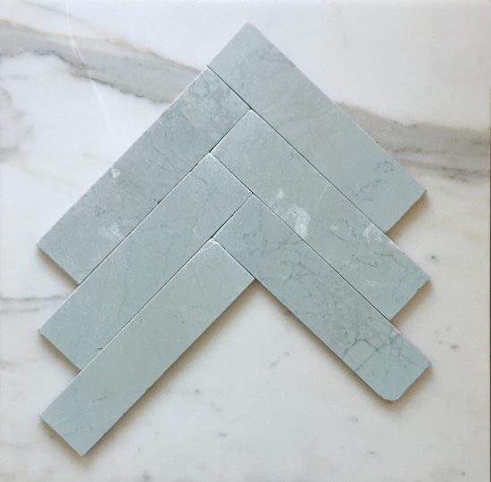 Peacock Marble Tumbled Long Subway image