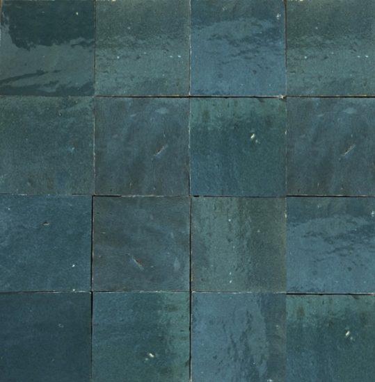 Zellige Atlas Petrole Terracotta Moroccan Square image