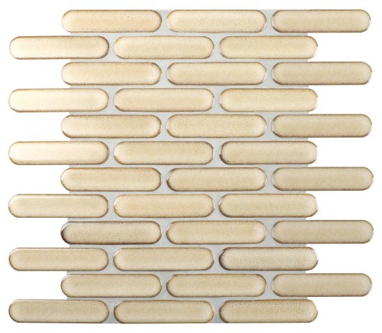 Bounty Oval Cream Gloss Mosaic image