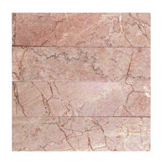 Rosso Crema Honed Marble Long Subway image