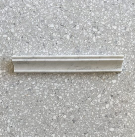 Carrara Honed Capping Rail 45 image