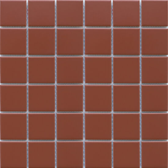 Matt Terracotta Square Mosaic image