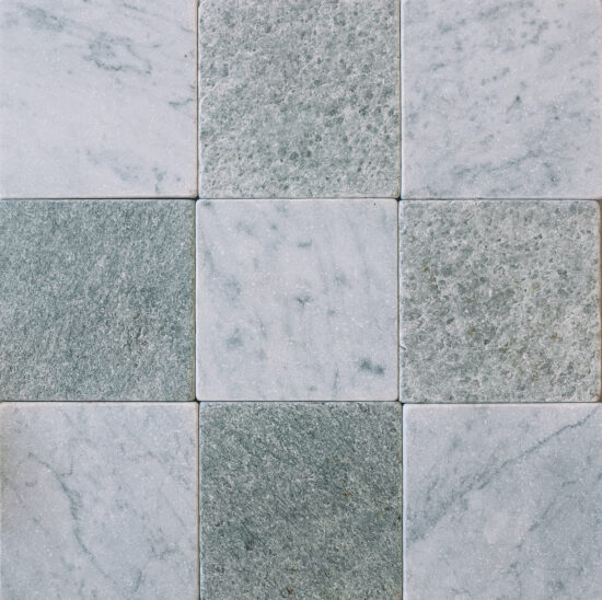 Tumbled Carrara Square Tile 150x150 image
