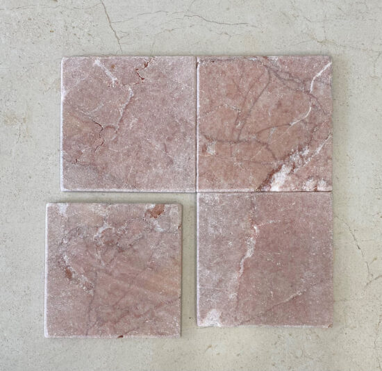 Tumbled Rosso Crema Square Tile 150×150 image