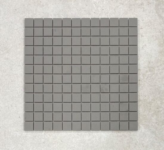 Raku Grey Unglazed Square Mosaic image