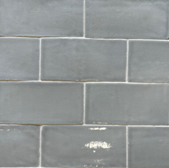 Majorca Crackle Grey Gloss Subway 75x150 image