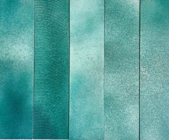 Basalt Mix Glazed Turquoise Long Subway image