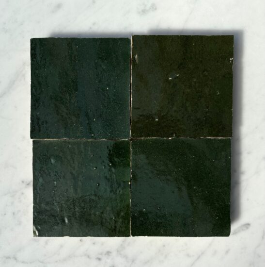 Zellige Vert Mousse Terracotta Moroccan Square image