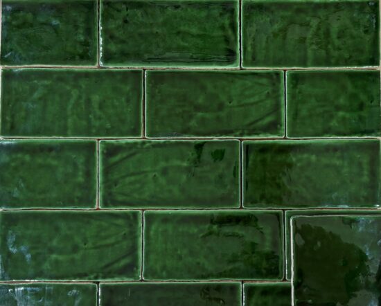 Majorca Vintage Green Gloss Subway image