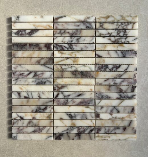 Calacatta Viola Honed Finger Mosaic image