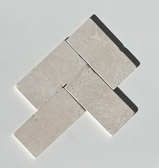Crema Marfil Tumbled Subway image