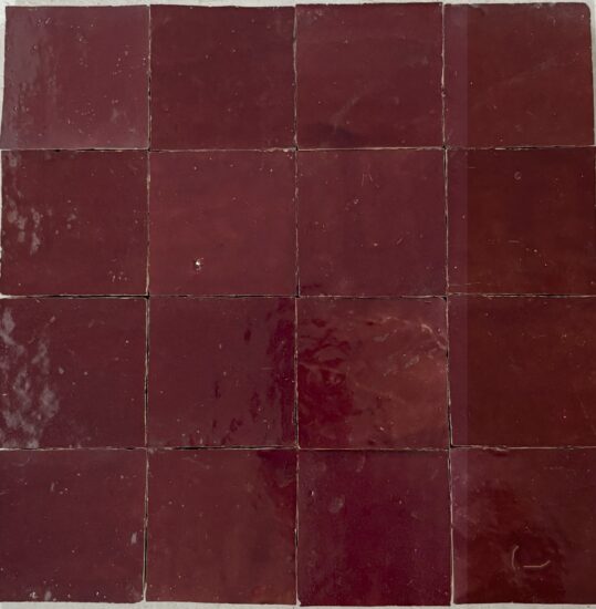 Zellige Rouge Terracotta Moroccan Square image